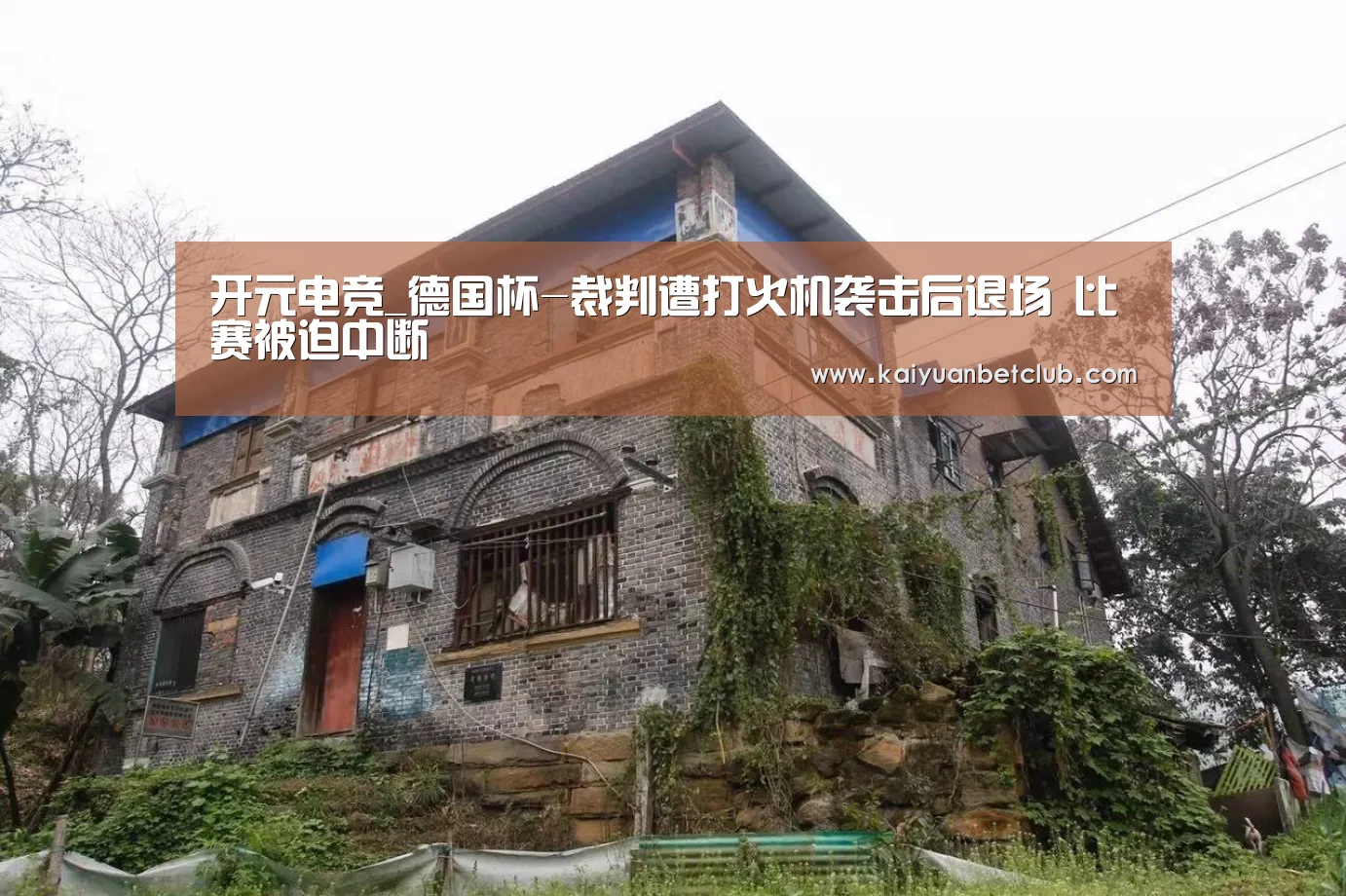 开元电竞_德国杯-裁判遭打火机袭击后退场 比赛被迫中断(图1) 开元官方